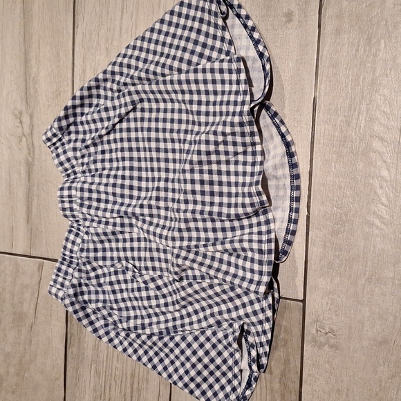 Epic Threads Navy and White Checkered Skort - Picture 1 of 3